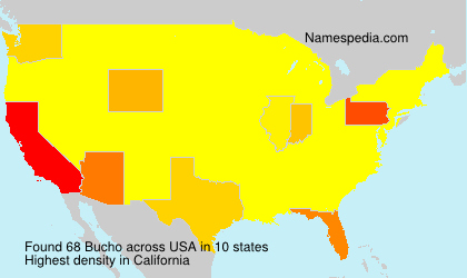 Surname Bucho in USA Surname Bucho in USA
