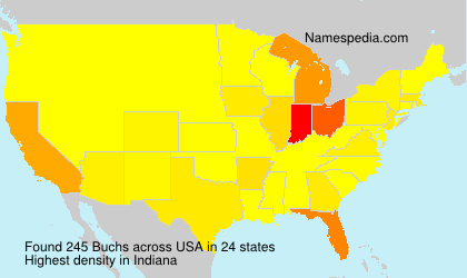 Surname Buchs in USA Surname Buchs in USA