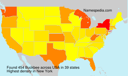 Surname Buckbee in USA Surname Buckbee in USA