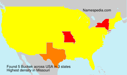 Surname Buckek in USA Surname Buckek in USA