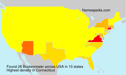 Surname Buckenmaier in USA Surname Buckenmaier in USA