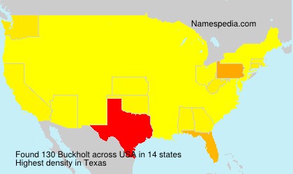 Surname Buckholt in USA Surname Buckholt in USA