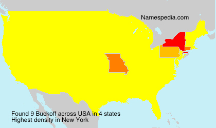 Surname Buckoff in USA Surname Buckoff in USA