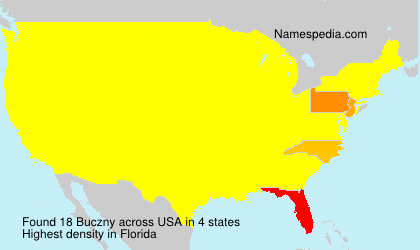 Surname Buczny in USA Surname Buczny in USA