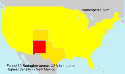 Surname Budagher in USA Surname Budagher in USA