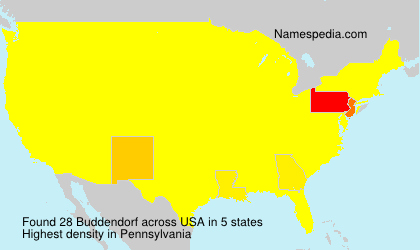 Surname Buddendorf in USA Surname Buddendorf in USA