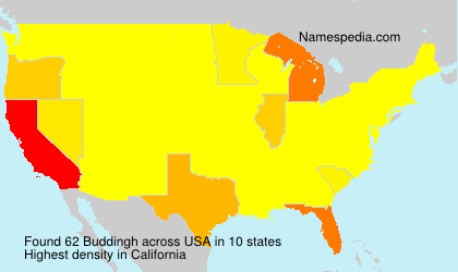Surname Buddingh in USA Surname Buddingh in USA