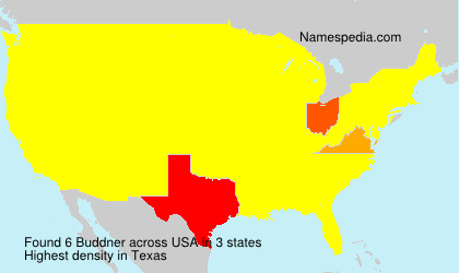 Surname Buddner in USA Surname Buddner in USA