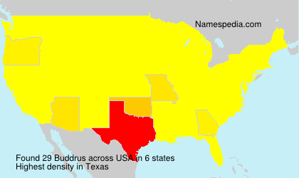 Surname Buddrus in USA Surname Buddrus in USA