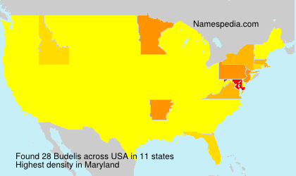 Surname Budelis in USA Surname Budelis in USA