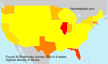 Surname Budilovsky in USA Surname Budilovsky in USA