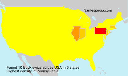 Surname Budkiewicz in USA Surname Budkiewicz in USA