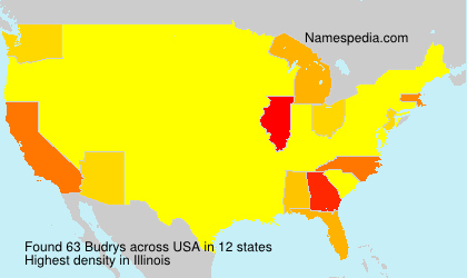 Surname Budrys in USA Surname Budrys in USA