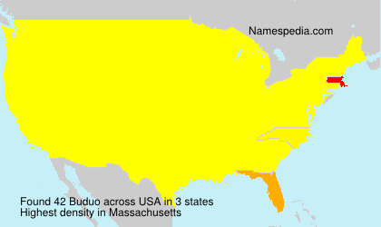 Surname Buduo in USA Surname Buduo in USA