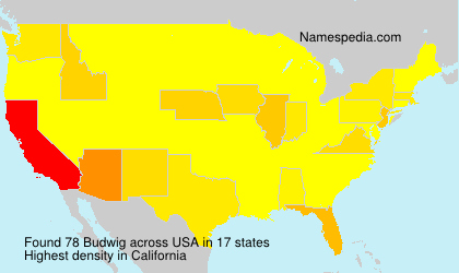 Surname Budwig in USA Surname Budwig in USA