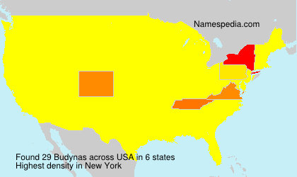 Surname Budynas in USA Surname Budynas in USA