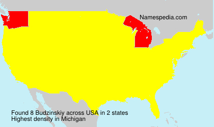 Surname Budzinskiy in USA Surname Budzinskiy in USA