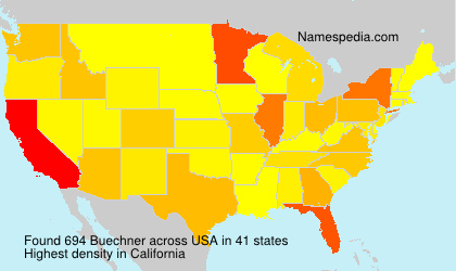 Surname Buechner in USA Surname Buechner in USA