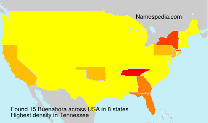 Surname Buenahora in USA Surname Buenahora in USA