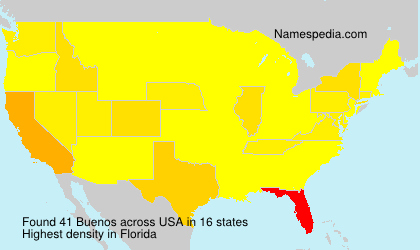 Surname Buenos in USA Surname Buenos in USA