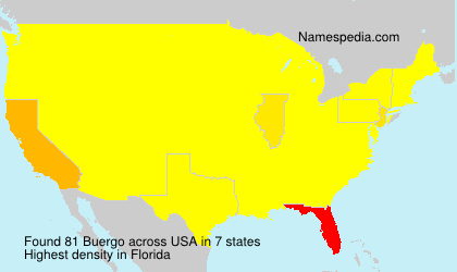 Surname Buergo in USA Surname Buergo in USA