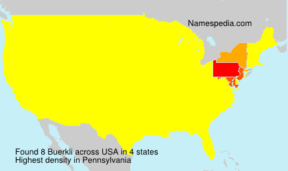 Surname Buerkli in USA Surname Buerkli in USA