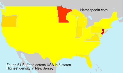 Surname Buffetta in USA Surname Buffetta in USA