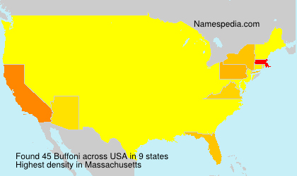 Surname Buffoni in USA Surname Buffoni in USA