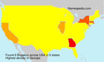 Surname Bugakov in USA Surname Bugakov in USA