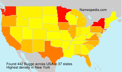 Surname Bugge in USA Surname Bugge in USA