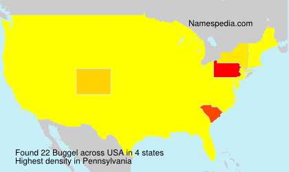 Surname Buggel in USA Surname Buggel in USA