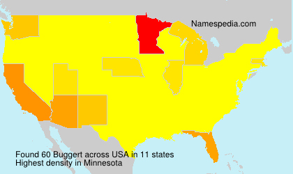 Surname Buggert in USA Surname Buggert in USA