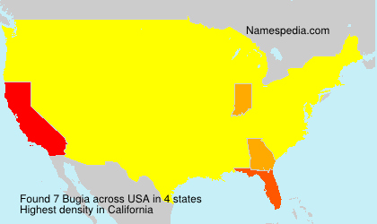 Surname Bugia in USA Surname Bugia in USA