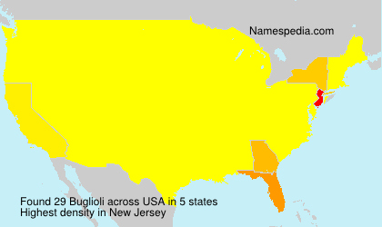 Surname Buglioli in USA Surname Buglioli in USA