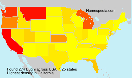 Surname Bugni in USA Surname Bugni in USA