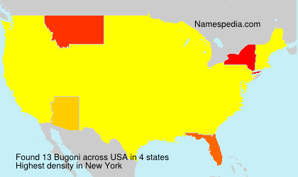 Surname Bugoni in USA Surname Bugoni in USA