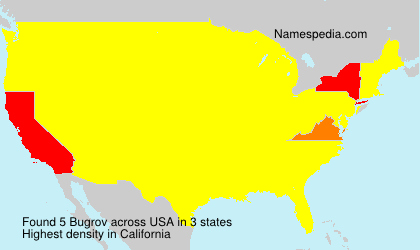 Surname Bugrov in USA Surname Bugrov in USA