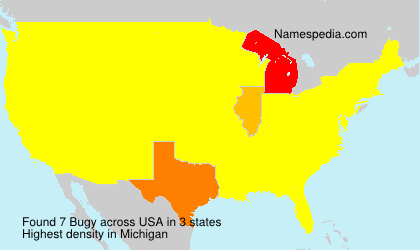 Surname Bugy in USA Surname Bugy in USA