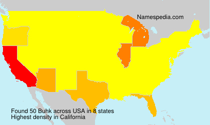 Surname Buhk in USA Surname Buhk in USA