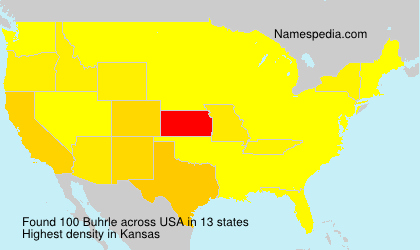 Surname Buhrle in USA Surname Buhrle in USA