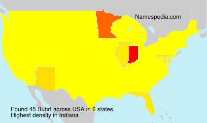 Surname Buhrt in USA Surname Buhrt in USA