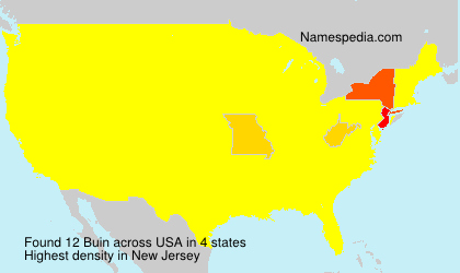 Surname Buin in USA Surname Buin in USA