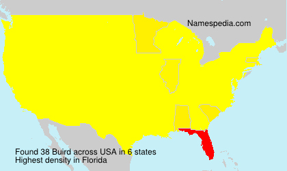 Surname Buird in USA Surname Buird in USA