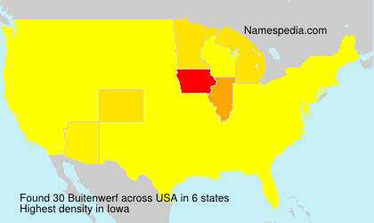 Surname Buitenwerf in USA Surname Buitenwerf in USA