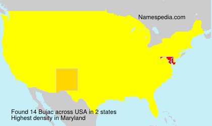 Surname Bujac in USA Surname Bujac in USA