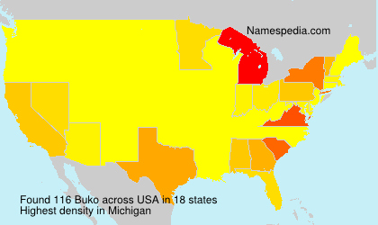 Surname Buko in USA Surname Buko in USA