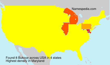Surname Bukoye in USA Surname Bukoye in USA