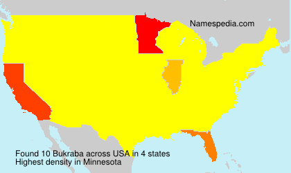 Surname Bukraba in USA
