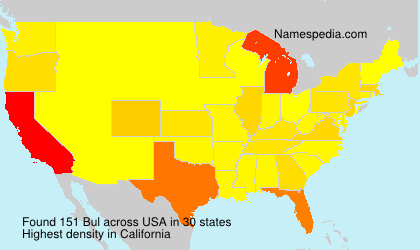 Surname Bul in USA Surname Bul in USA