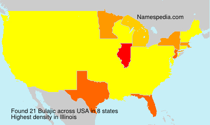 Surname Bulajic in USA Surname Bulajic in USA